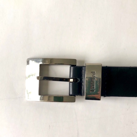 Unlisted by Kenneth Cole Black Belt with Silver Buckle - Picture 4 of 13